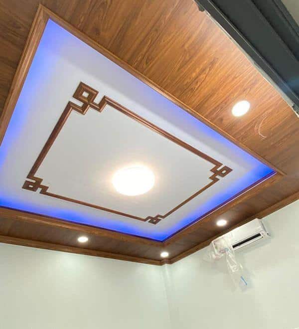 Thi công trần nhựa giả gỗ pvc và 27 mẫu trần nhựa giả gỗ đẹp nhất 2023 mẫu trần nhựa thiết kế đơn giản cho phòng thêm xinh