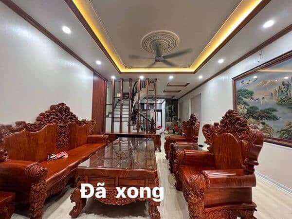 Thi công trần nhựa giả gỗ pvc và 27 mẫu trần nhựa giả gỗ đẹp nhất 2023 sau khi thi công trần nhựa